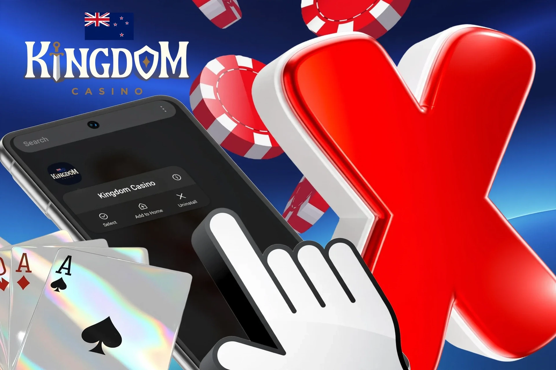 Description of Kingdom Casino account deletion procedure via customer support