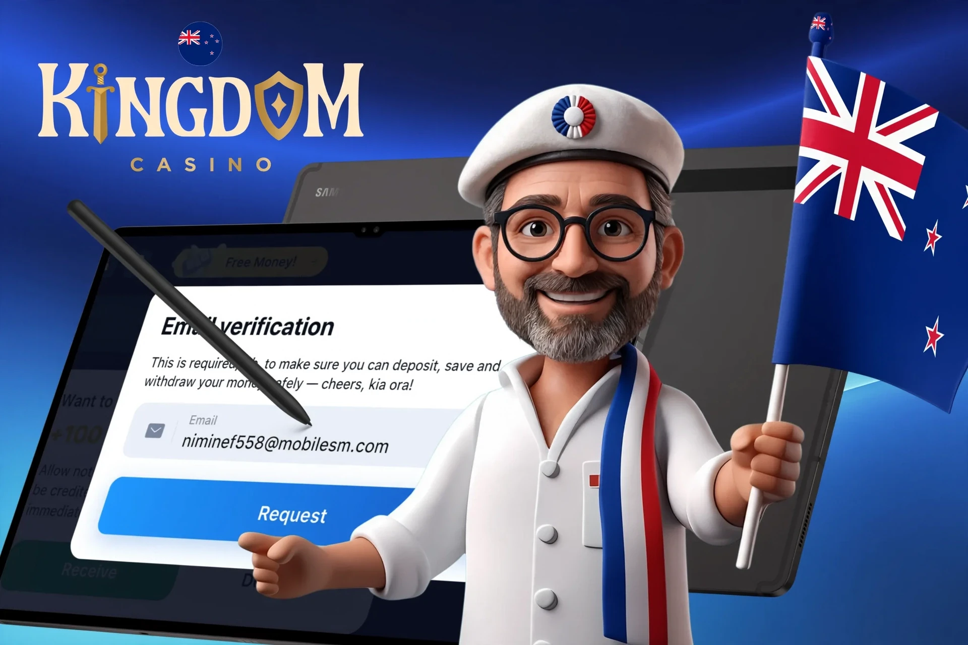 Details of the identity verification procedure on the Kingdom Casino platform